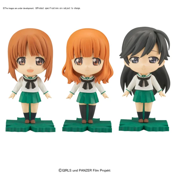 BANDAI HOBBY Petiture-rise GIRLS und PANZER Miho/Saori/Hana - GIRLS und PANZER