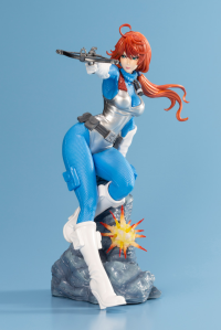 G.I. JOE SCARLETT SKY-BLUE COLOR BISHOUJO STATUE 6