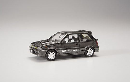 DIECAST MODEL CAR: 1/43 EP71 STARLET 1300 TURBO S LATE Ver. ['88] (STAR SHINE TONING) (TOYOTA)
