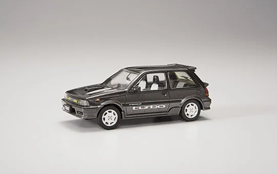 Aoshima DIECAST MODEL CAR: 1/43 EP71 STARLET 1300 TURBO S LATE Ver. ['88] (STAR SHINE TONING) (TOYOTA) - Scale Kits