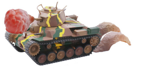 [TM-5 EX-1] Qstyle Chibimaru Middle Tank Type 97 Chi-Ha 57mm Turret/Early Type Bogie Special Version (w/Effect Parts)