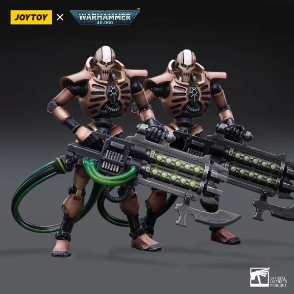 JOYTOY Necrons Szarekhan Dynasty lmmortal with Gauss Blaster [2PCS] - Warhammer 40K