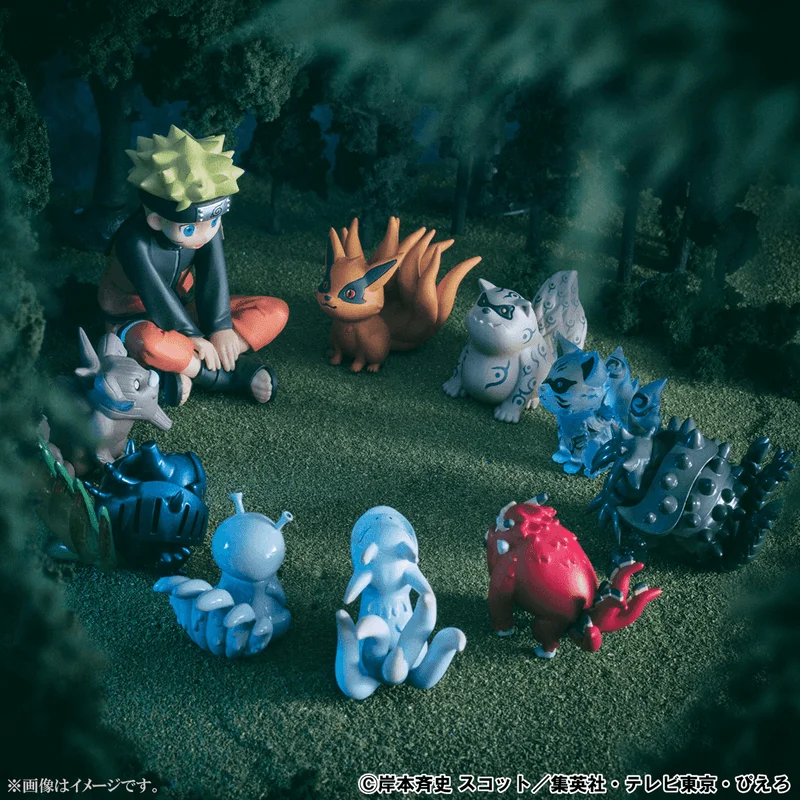 MegaHouse G.E.M. Series GAIDEN NARUTO SHIPPUDEN UZUMAKI NARUTO & BIJU SET (Repeat) - NARUTO