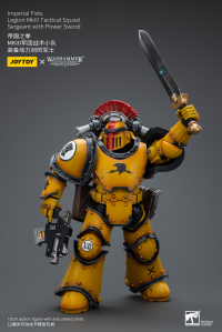 Imperial Fists   Legion MkIII Tactical Squad Sergeant with Power Sword 3