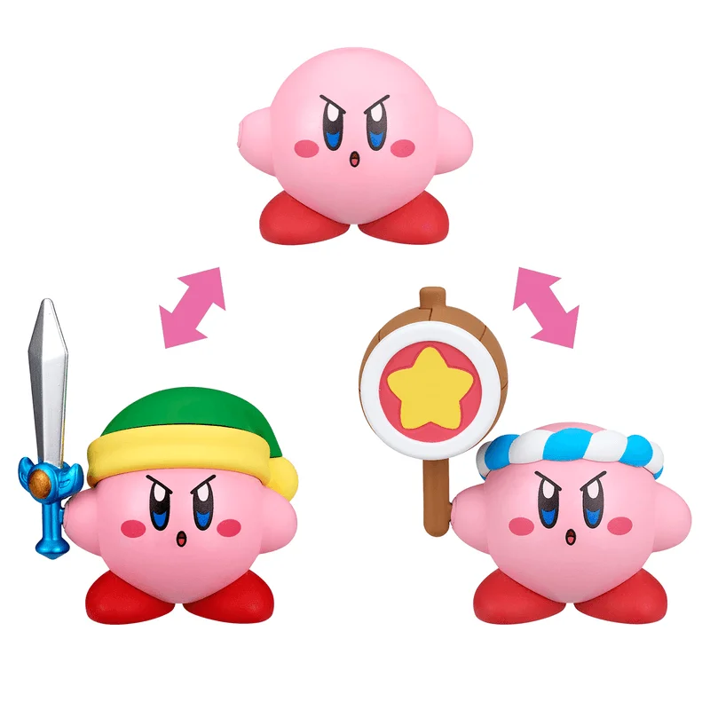 BANDAI Kirby Copy Ability Figure: Sword & Hammer - Kirby