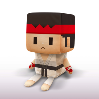 VOXENATION Plush Capcom40th Ryu/Street Fighter 3