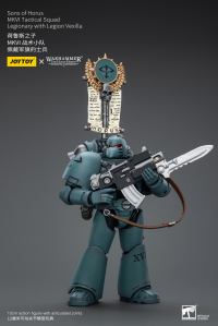 Sons of Horus MKVI Tactical Squad Legionary with Legion Vexilla 8