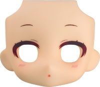 Nendoroid Doll Customizable Face Plate - Narrowed Eyes: With Makeup (Almond Milk) 2