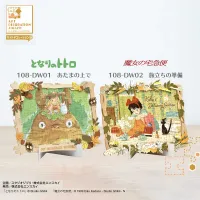 ENSKY 108P-DW02 Art Decoration Paper Theater - Kiki's Delivery Service (Wood Style) - Studio Ghibli - photo 4