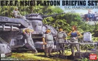 BANDAI HOBBY E.F.G.F. MS[G] PLATOON AT BRIEFING SET - Mobile Suit Gundam - photo 1