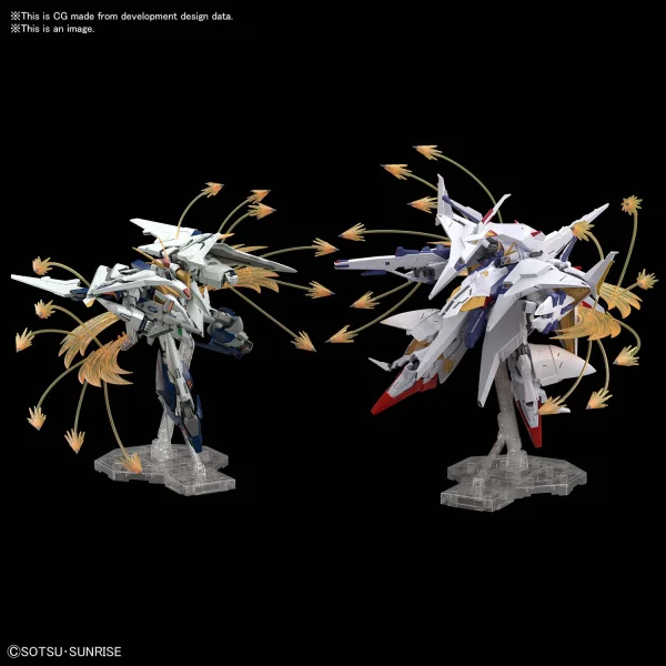 BANDAI HOBBY HGUC 1/144 XI GUNDAM VS PENELOPE FUNNEL MISSILE EFFECT SET - Mobile Suit Gundam: OVAs and Side Stories