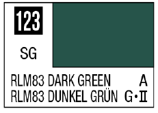 Mr. Color 123 - RLM83 Dark Green (Semi-Gloss/Aircraft)