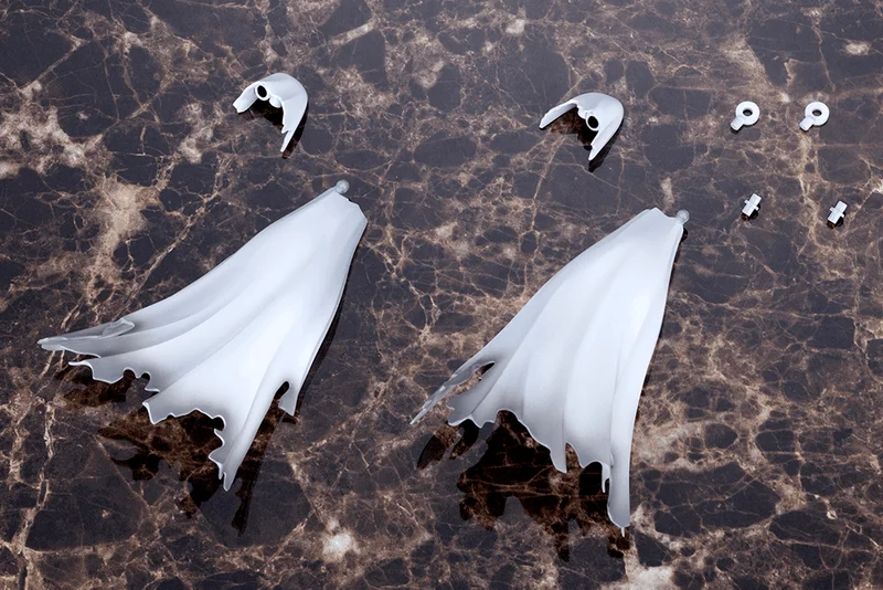 KOTOBUKIYA DRESS UP PARTS SIDE CLOAK WHITE Ver. - M.S.G
