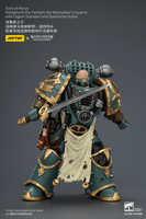 Sons of Horus Maloghurst the Twisted, the Warmaster's Equerry with Legion Standard and Banestrike Bolter 19