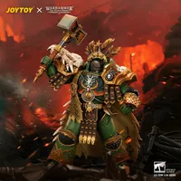 JOYTOY Salamanders Vulkan, Primarch of the XVlllth Legion with Dawnbringer, The Furnace's Heart and Dragon's Breath Gauntlet - Warhammer 40K - photo 6