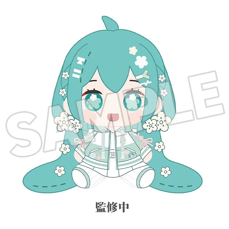 GOOD SMILE COMPANY Hatsune Miku Miku Hug Series HUGGY DOLL PLUS Plushie: Flower Ver. - Hatsune Miku