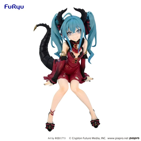 FuRyu Hatsune Miku　Noodle Stopper Figure-Hatsune Miku・Villain・Red Color ver.-(re-run) - Hatsune Miku