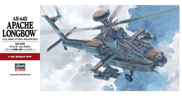 Hasegawa [PT23] 1:48 AH-64D APACHE LONGBOW - Scale Kits
