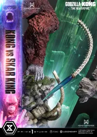 Prime 1 Studio Ultimate Diorama Masterline Godzilla x Kong: The New Empire (Film) Kong vs Skar King Bonus Version - Godzilla - photo 79