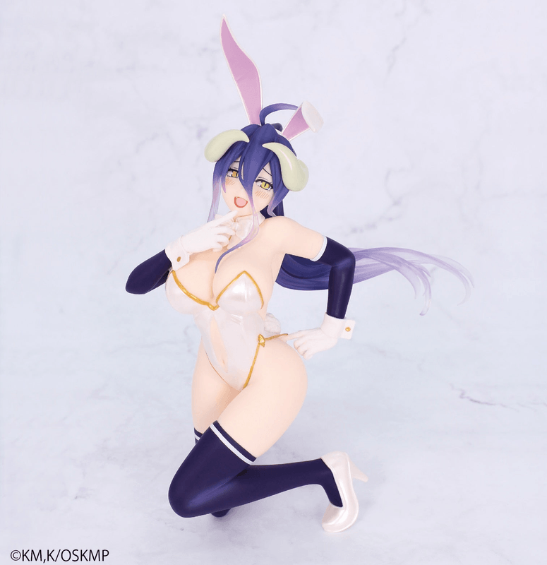 OVERLORD ONE-SEVENTH CARAT FIGURE ALBEDO BUNNY WHITE VER.