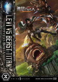 Prime 1 Studio Ultimate Premium Masterline  TV animation Attack On Titan  Levi versus Beast Titan - Attack on Titan - photo 34