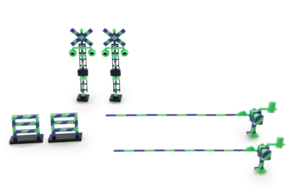 Railway Crossing(Green×Blue)