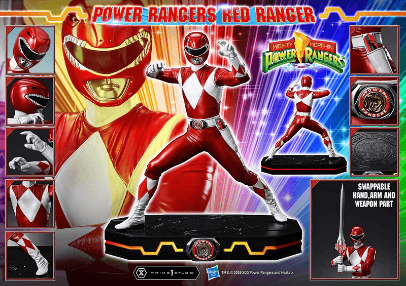 Premium Masterline Mighty Morphin Power Rangers Red Ranger
