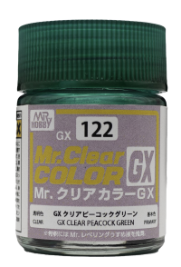 Mr Color GX 122 - Clear Peacock Green 2