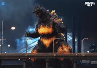 HIYA TOYS HIYA Exquisite Basic Series None Scale 7 Inch Godzilla vs. Destoroyah 1995 Burning Godzilla Action Figure - Godzilla - photo 2
