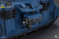 Ultramarines Predator Destructor with turret-mounted autocannon and sponson-mounted heavy bolters 26