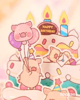 TOYZEROPLUS LuLu the Piggy Birthday - Birthday Card (B) - LuLu The Piggy - photo 9
