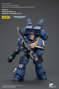 Ultramarines Jump Pack Intercessors Sergeant With Plasma Pistol And Power Sword 3
