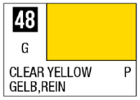 Mr Color Spray - S48 Clear Yellow (Gloss/Primary) 1