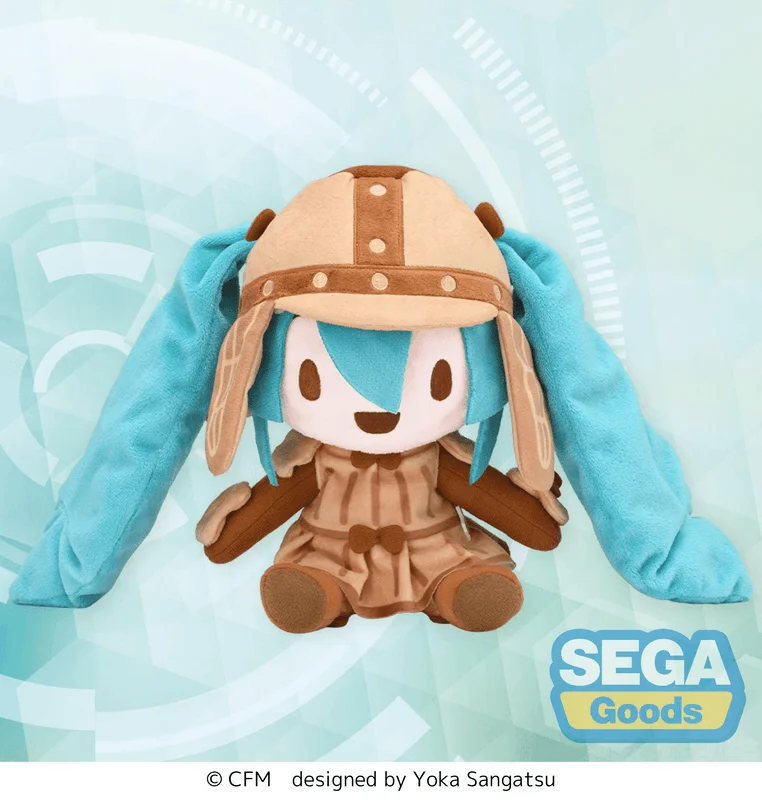 SEGA fuwa petit "Hatsune Miku Series" "Haniwa Miku" Plush (M) - Hatsune Miku