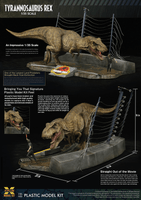 1/35 Scale Plastic Model Kit Jurassic Park Tyrannosaurus rex 3