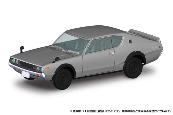 Aoshima 1/32 NISSAN C110 SKYLINE GT-R(SILVER) - Scale Kits