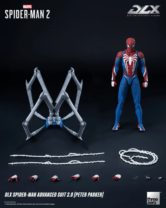 threezero Marvel's Spider-Man 2: DLX Spider-Man Advanced Suit 2.0 (Peter Parker) - Marvel