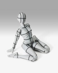 BODY CHAN -Sports- Edition-WIRE FRAME- (Gray Color Ver.) "BODY-KUN/BODY-CHAN", TAMASHII NATIONS S.H.Figuarts 2