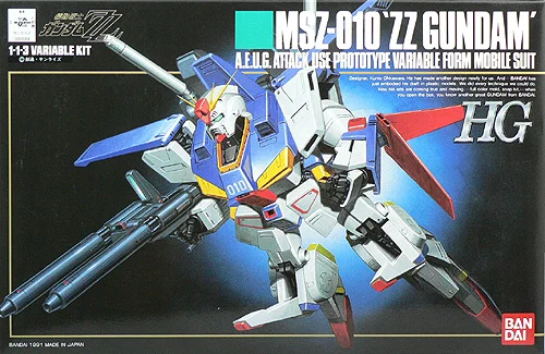 BANDAI HOBBY HG 1/144 ZZ Gundam - Mobile Suit Gundam ZZ