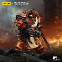 JOYTOY Blood Angels Crimson Paladins Squad Crimson Paladin with Iliastus Assault Cannon - Warhammer 40K - photo 10