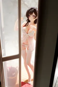 Hakoiri-musume 1/6 scaled pre-painted figure Rent-A-Girlfriend MIZUHARA Chizuru in see-through lingerie figure Angel White Ver. - Rent-A-Girlfriend - photo 17