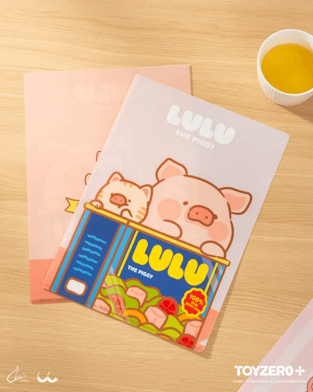 TOYZEROPLUS LuLu the Piggy Generic – A4 File (Love canning ver.) - LuLu The Piggy