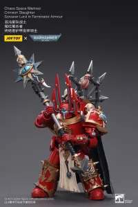 JOYTOY Chaos Space Marines Crimson Slaughter Sorcerer Lord in Terminator Armour - Warhammer 40K - photo 2
