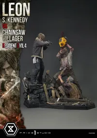 Prime 1 Studio Ultimate Premium Masterline Resident Evil 4 Leon S. Kennedy versus Chainsaw Villager - Video Games - photo 35
