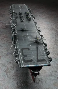 Hasegawa [Z27] 1:350 U.S. NAVY ESCORT CARRIER USS GAMBIER BAY (CVE-73) - Scale Kits - photo 3