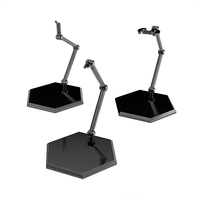 The Simple Stand x3 Black (for Figures & Models) Hex Type 9