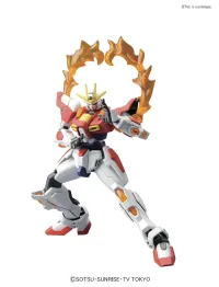 BANDAI HOBBY HGBF 1/144 Build Burning Gundam - Gundam Build Fighters / Try - photo 4