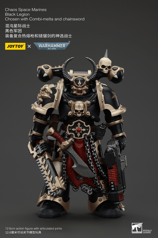 Chaos Space Marines Black Legion Chosen with Combi-melta and chainsword