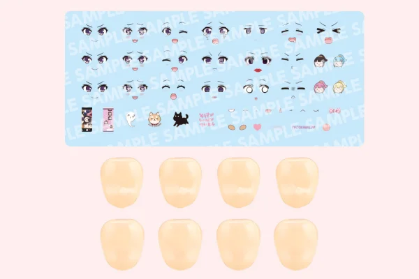 KOTOBUKIYA CUSTOMIZED FACE & DECAL SET Vol.7 [DESIGNED BY RAGUHONOERIKA FOR MADOKA YUKI B] - SOUSAISHOJOTEIEN