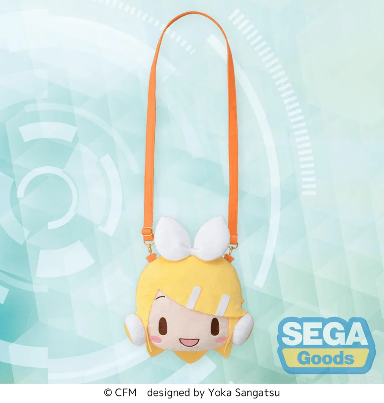 SEGA fuwa petit Kagamine Rin Face Shoulder Bag (M) - Character Vocal Series